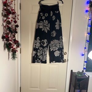 FreePeople Talia Floral Wide-Leg Pants